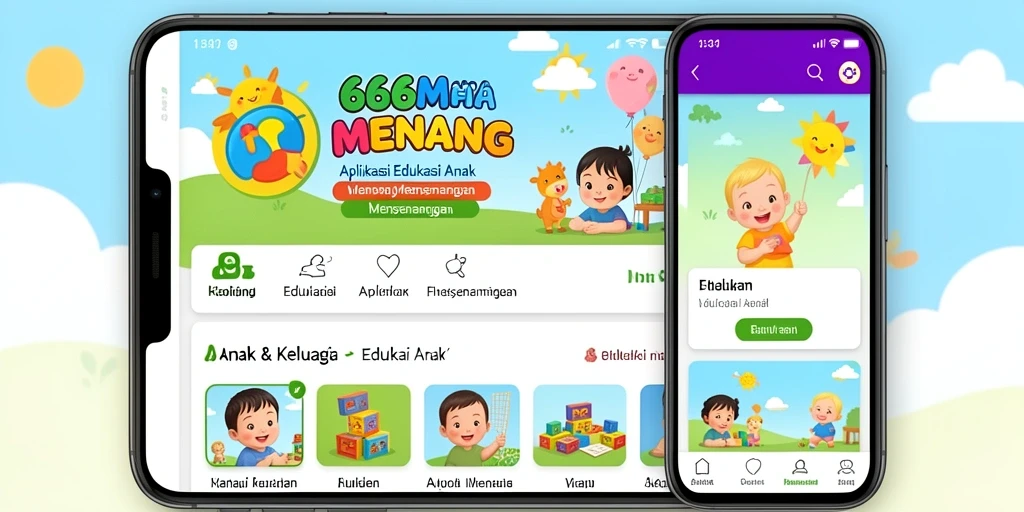 Tampilan antarmuka 666MENANG yang ramah anak.