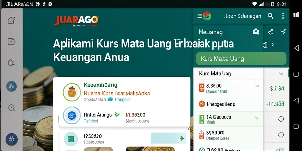 Tampilan antarmuka JUARAGO yang sederhana dan informatif.