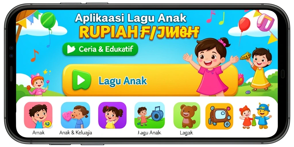 Tampilan antarmuka RUPIAH777 yang menarik dan ramah anak.