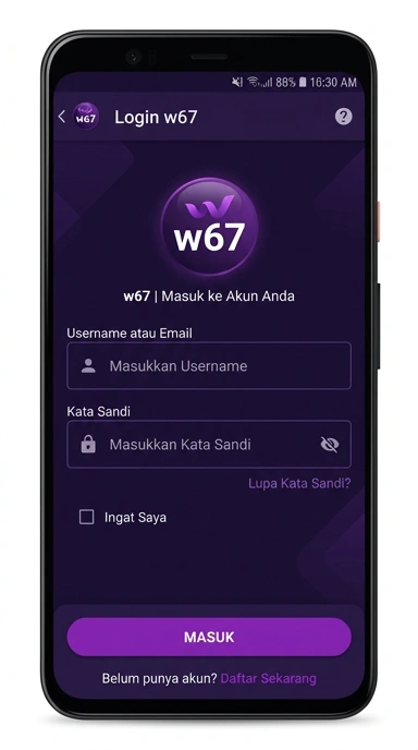 Masuk Akun w67: Panduan Lengkap